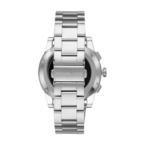 michael kors men's silvertone grayson watchband|Men's Silver.